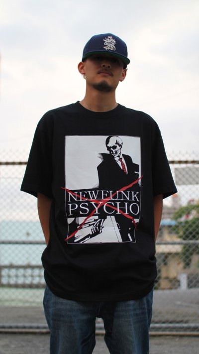 画像1: 【NEWFUNK】PSYCHO TEE (Black)