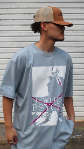 画像8: 【NEWFUNK】PSYCHO TEE (Smoky Blue) (8)