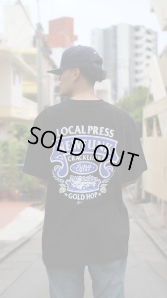 画像6: 【NEWFUNK】GOLD HOP TEE (Black) (6)