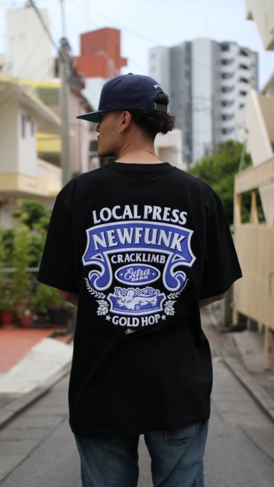 画像2: 【NEWFUNK】GOLD HOP TEE (Black)