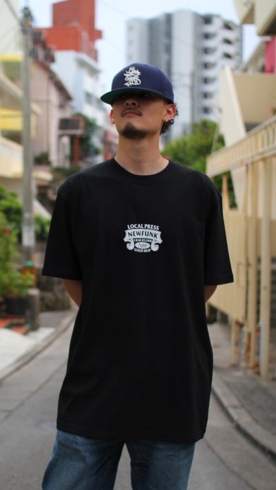 画像3: 【NEWFUNK】GOLD HOP TEE (Black)