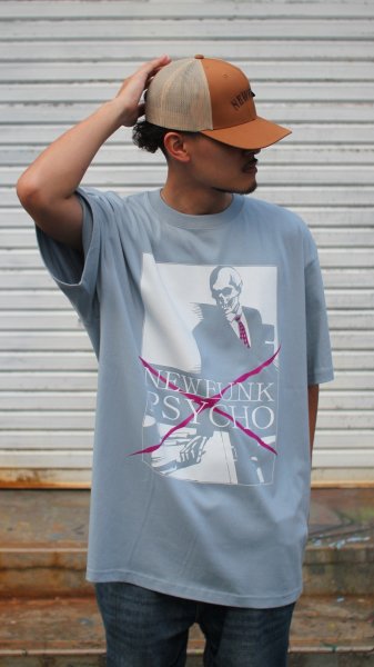 画像6: 【NEWFUNK】PSYCHO TEE (Smoky Blue) (6)
