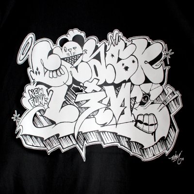 画像2: 【NEWFUNK × DAM ONE】SOUL TEE (Black) [初回限定ステッカー付き]