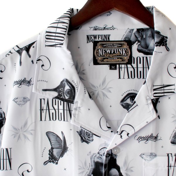 画像3: 【NEWFUNK】FASCINATION Open Collar Shirt (3)