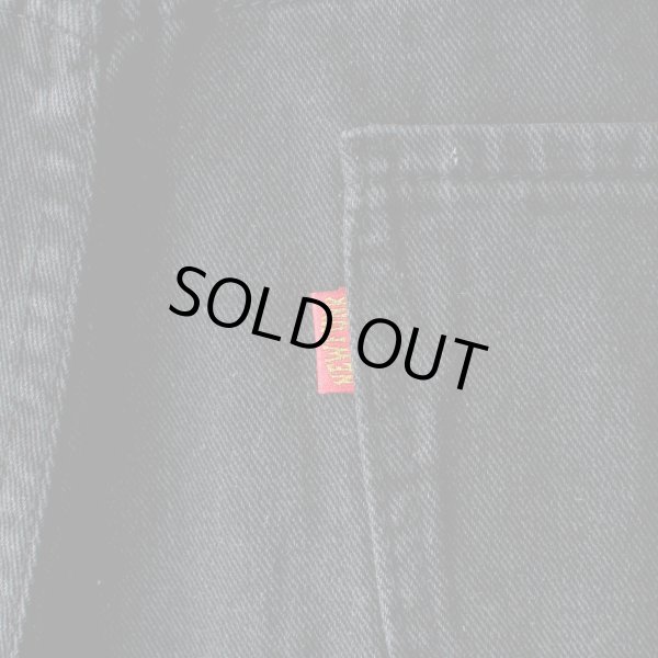 画像6: 【NEWFUNK】Black Denim Like Pants (6)