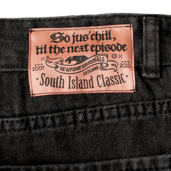 画像5: 【NEWFUNK】Black Denim Like Pants (5)