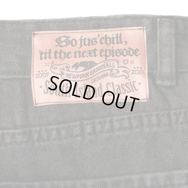 画像5: 【NEWFUNK】Black Denim Like Pants (5)