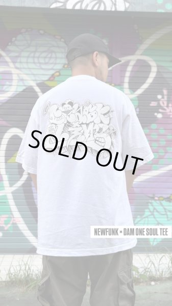 画像6: 【NEWFUNK × DAM ONE】SOUL TEE (White) [初回限定ステッカー付き] (6)