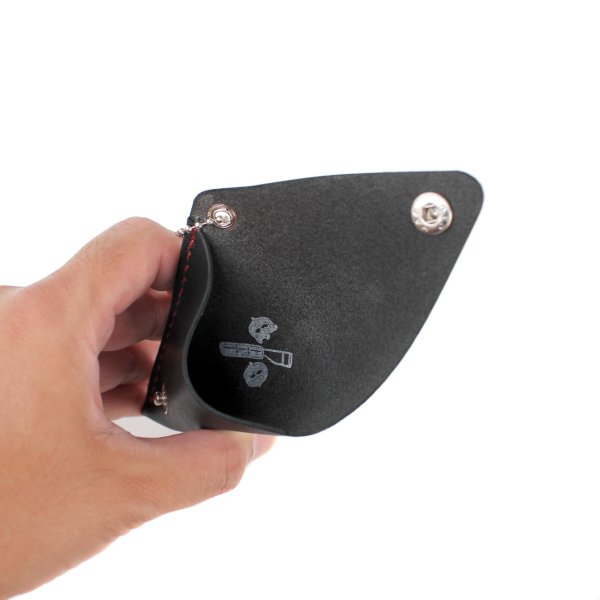 画像2: 【NEWFUNK】LEATHER COIN CASE (Black) (2)