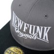 画像4: 【NEWFUNK】NFO SNAPBACK CAP (Charcoal/Black) (4)