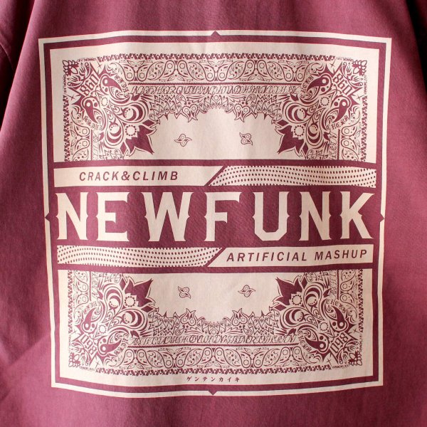 画像4: 【NEWFUNK】PAISLEY BANDANA TEE -ONECALLA- (Pigment Dye: Purple) (4)