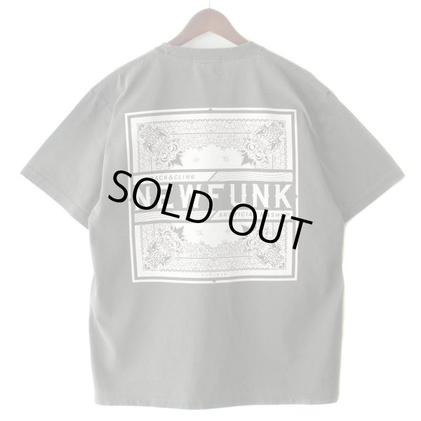 画像1: 【NEWFUNK】PAISLEY BANDANA TEE -ONECALLA- (Pigment Dye: Black) (1)