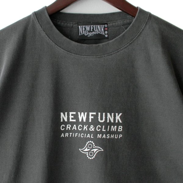 画像3: 【NEWFUNK】PAISLEY BANDANA TEE -ONECALLA- (Pigment Dye: Black) (3)