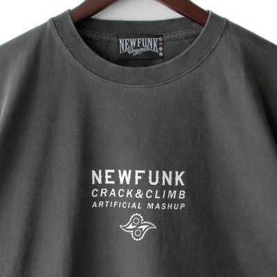 画像1: 【NEWFUNK】PAISLEY BANDANA TEE -ONECALLA- (Pigment Dye: Black)