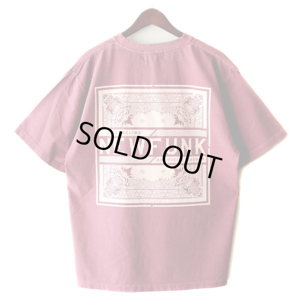 画像1: 【NEWFUNK】PAISLEY BANDANA TEE -ONECALLA- (Pigment Dye: Purple) (1)