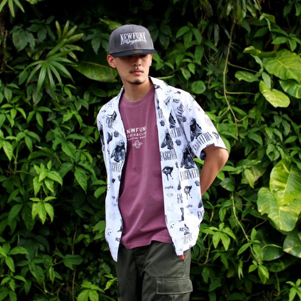 画像7: 【NEWFUNK】PAISLEY BANDANA TEE -ONECALLA- (Pigment Dye: Purple) (7)