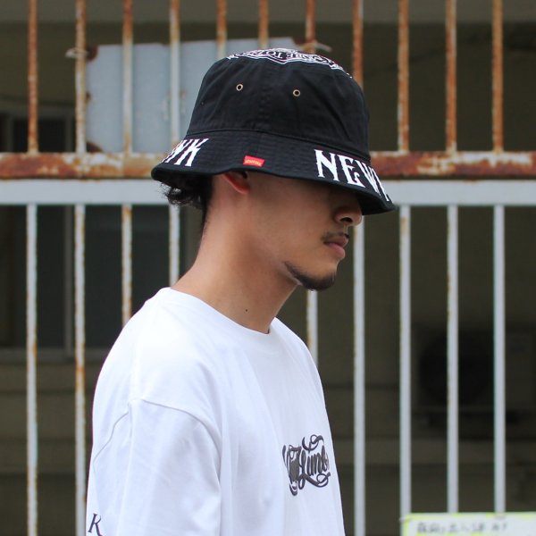画像7: 【NEWFUNK】M.G CIRCLE BUCKET HAT (Black)  (7)