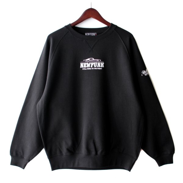 画像2: 【NEWFUNK】MSTNG CREW NECK SWEAT / STORE 15th.Anniversary Sweat (Black) (2)