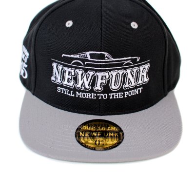 画像1: 【NEWFUNK】MSTNG SNAPBACK CAP / STORE 15th.Anniversary Cap (Bk/Gr)