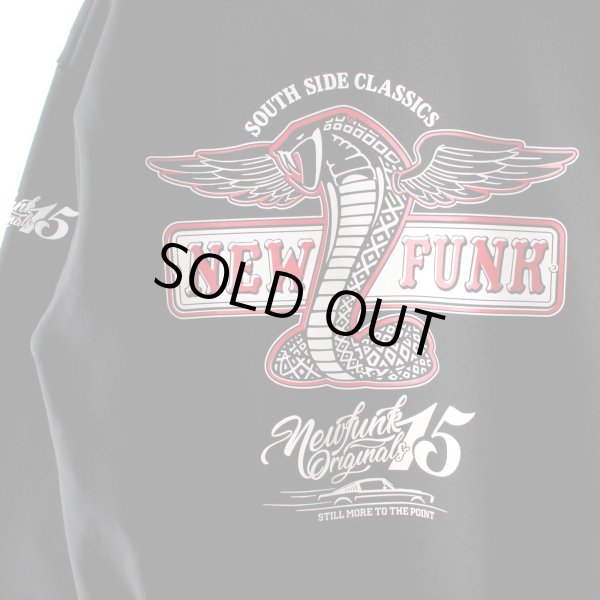 画像5: 【NEWFUNK】MSTNG ZIP HOODIE / STORE 15th.Anniversary Hoodie (Black) (5)