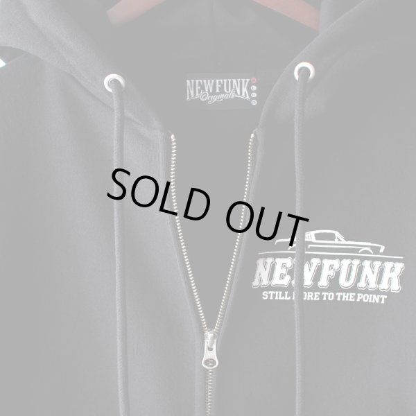 画像4: 【NEWFUNK】MSTNG ZIP HOODIE / STORE 15th.Anniversary Hoodie (Black) (4)