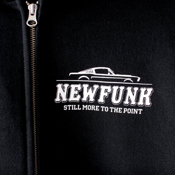 画像3: 【NEWFUNK】MSTNG ZIP HOODIE / STORE 15th.Anniversary Hoodie (Black) (3)
