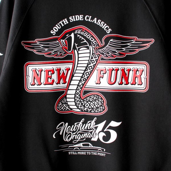 画像4: 【NEWFUNK】MSTNG CREW NECK SWEAT / STORE 15th.Anniversary Sweat (Black) (4)