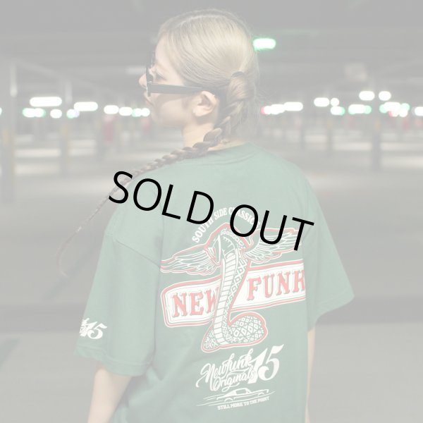 画像7: 【NEWFUNK】MSTNG TEE / STORE 15th.Anniversary T-shirt (IV-Gren) (7)