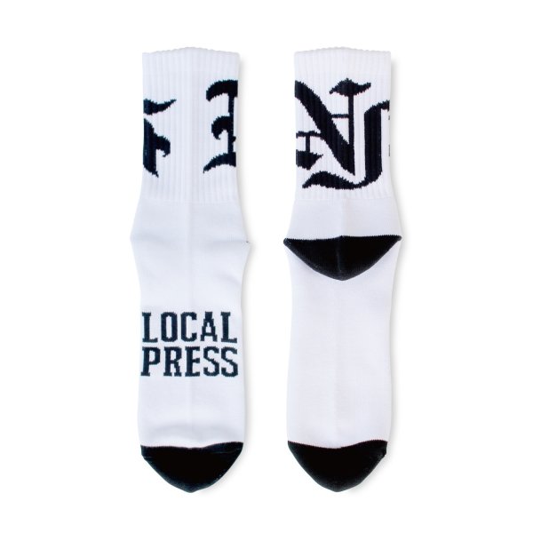 画像2: 【NEWFUNK】NF Socks (White) (2)
