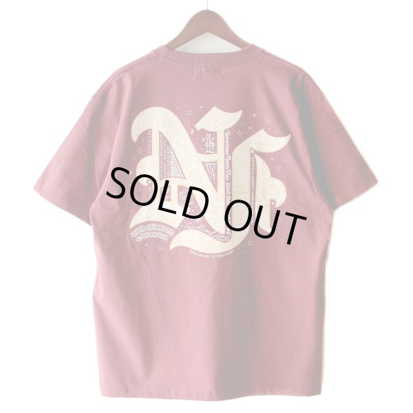 画像1: 【NEWFUNK】FLASH TEE (Burgundy) (1)