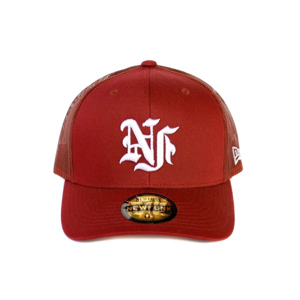 画像2: 【NEWFUNK】NF MESH CAP (Wine Red) (2)