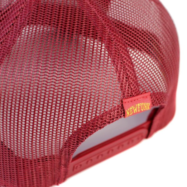 画像7: 【NEWFUNK】NF MESH CAP (Wine Red) (7)