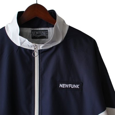画像1: 【NEWFUNK】MIXCOLLAR TRACK JACKET (White)