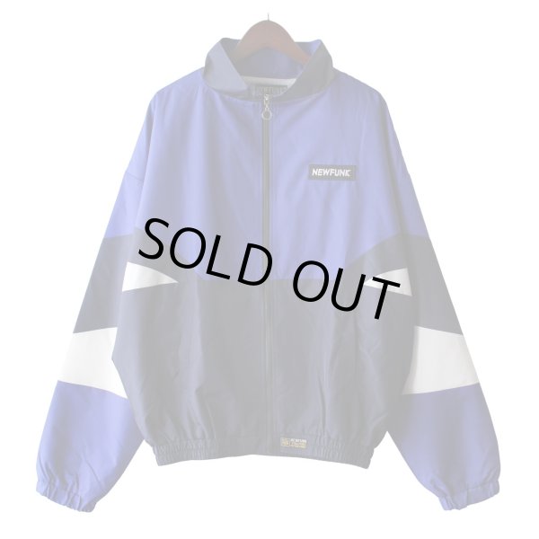 画像1: 【NEWFUNK】MIXCOLLAR TRACK JACKET (Blue) (1)
