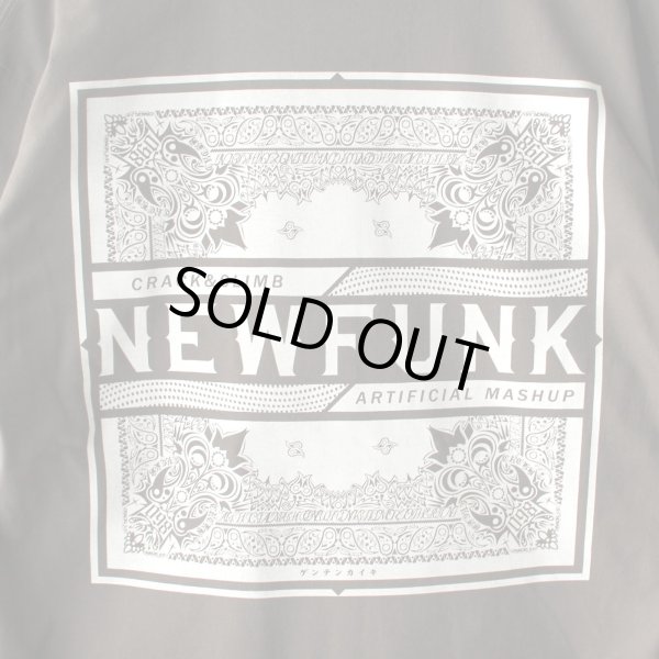画像5: 【NEWFUNK】PAISLEY BANDANA Long Sleeve Shirt -ONECALLA- (Charcoal Black) (5)