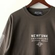 画像4: 【NEWFUNK】PAISLEY BANDANA Long Sleeve Shirt -ONECALLA- (Charcoal Black) (4)