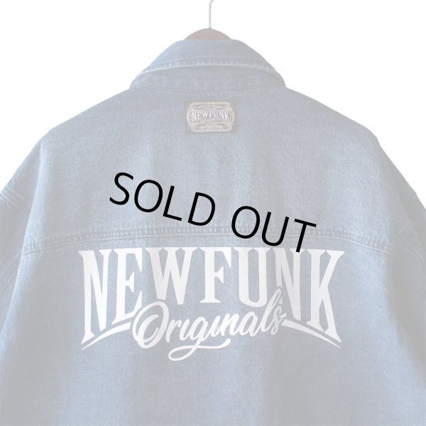 画像4: 【NEWFUNK】NFO DENIM JACKET (Indigo) (4)
