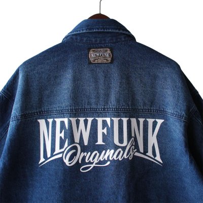 画像2: 【NEWFUNK】NFO DENIM JACKET (Indigo)