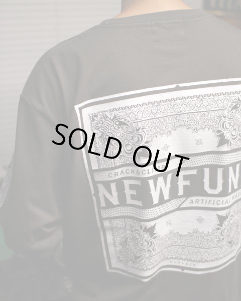 画像11: 【NEWFUNK】PAISLEY BANDANA Long Sleeve Shirt -ONECALLA- (Charcoal Black) (11)