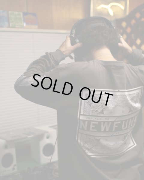 画像10: 【NEWFUNK】PAISLEY BANDANA Long Sleeve Shirt -ONECALLA- (Charcoal Black) (10)