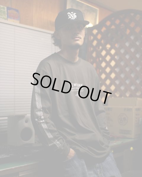画像7: 【NEWFUNK】PAISLEY BANDANA Long Sleeve Shirt -ONECALLA- (Charcoal Black) (7)