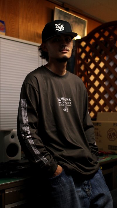 画像1: 【NEWFUNK】PAISLEY BANDANA Long Sleeve Shirt -ONECALLA- (Charcoal Black)
