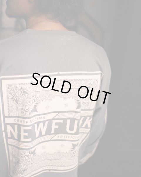 画像9: 【NEWFUNK】PAISLEY BANDANA Long Sleeve Shirt -ONECALLA- (Smoke Blue) (9)