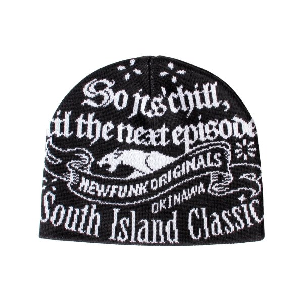 画像1: 【NEWFUNK】STILL Weaving Beanie (Black) (1)