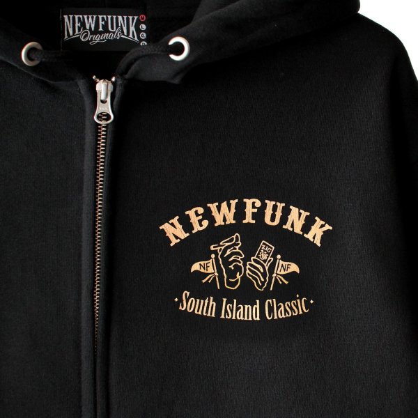 画像3: 【NEWFUNK】STILL ZIP HOODIE (Black) (3)