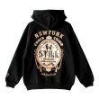画像1: 【NEWFUNK】STILL ZIP HOODIE (Black) (1)
