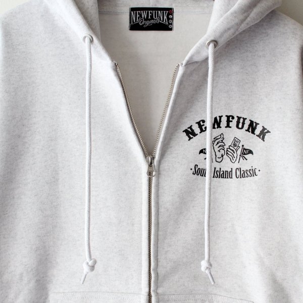 画像5: 【NEWFUNK】STILL ZIP HOODIE (Light Gray) (5)