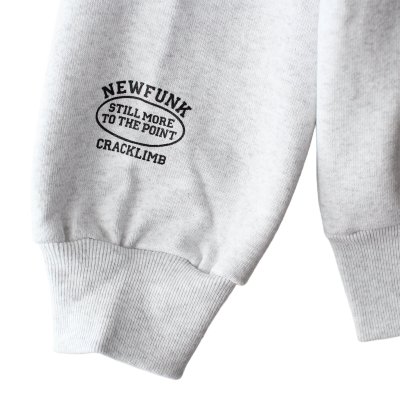 画像3: 【NEWFUNK】STILL ZIP HOODIE (Light Gray)