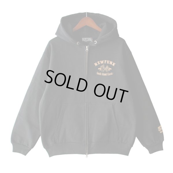 画像2: 【NEWFUNK】STILL ZIP HOODIE (Black) (2)