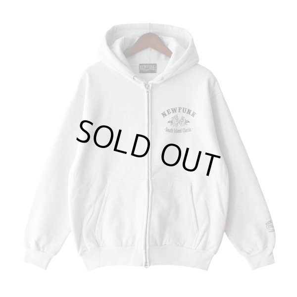 画像2: 【NEWFUNK】STILL ZIP HOODIE (Light Gray) (2)
